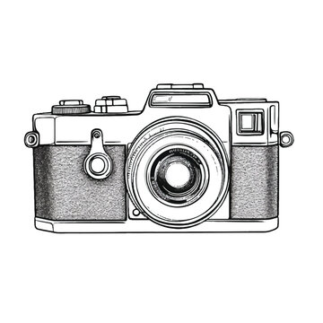 Vintage Photo Camera illustration vector