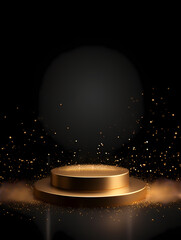Simple product booth, podium, stage, product commercial photography background, cosmetics booth, promotional event