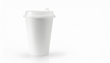 empty plastic coffee cup isolated on white background clear plastic cup mockup for coffee milkshake or juice
