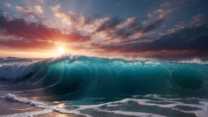 Fototapeta premium Ocean wave.
