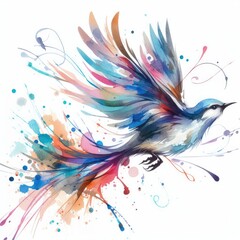 Abstract background with birds