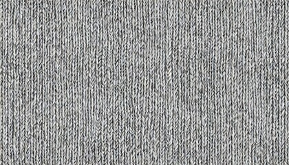 seamless mottled light grey wool knit fabric background texture tileable monochrome greyscale knitted sweater scarf or cozy winter socks pattern realistic woolen crochet textile craft 3d rendering