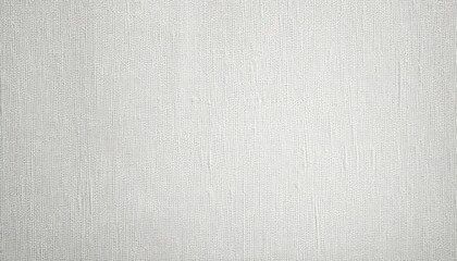 Fototapeta na wymiar white primed cotton canvas texture background