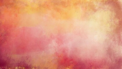 old background with vintage texture in red pink yellow and orange abstract paint design with grunge and color splash border