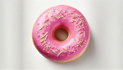 sweet pink donut