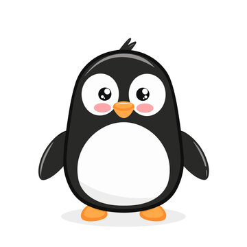 cute Penguin Logo cartoon