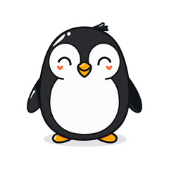 cute Penguin Logo cartoon