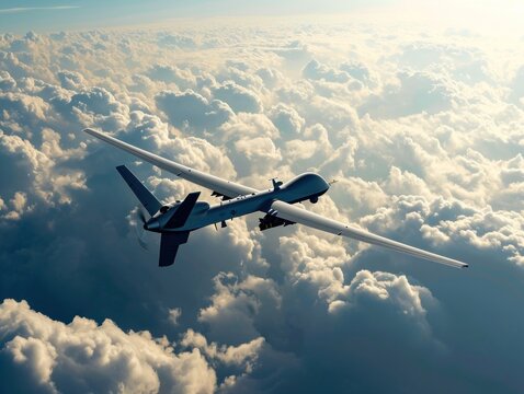 Photo of Combat drone in the sky 