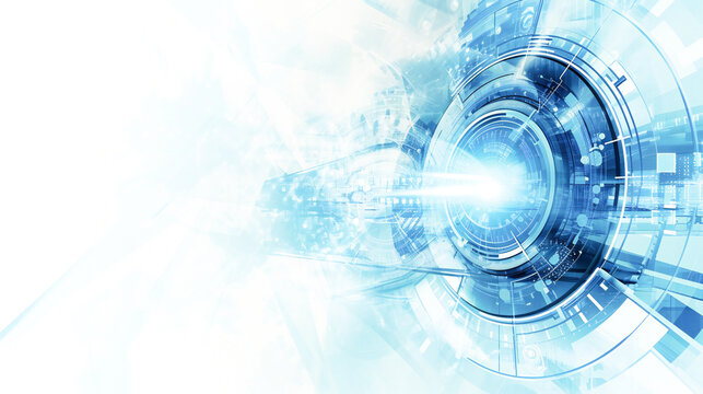 Abstract bright technology background illustration