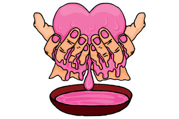 Valentine - Pink Love Potion Making Process