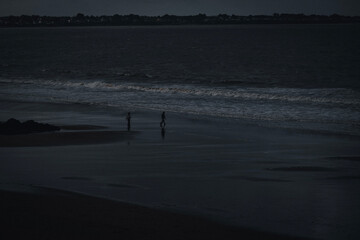 Two strangers on the beach