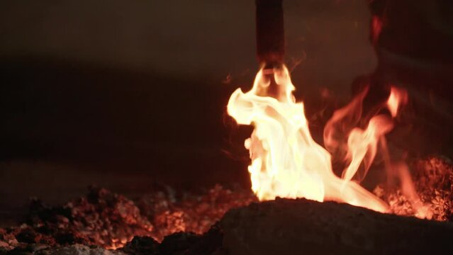 Flaming Furnace Rod Stiring