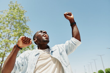 Young portrait expression male adult men handsome african american guy black person