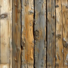 Rustic wooden planks texture, authentic old wood surface. perfect for backgrounds and design. AI
