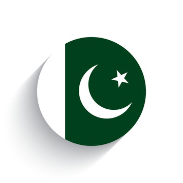 National flag of Pakistan icon vector illustration isolated on white background.