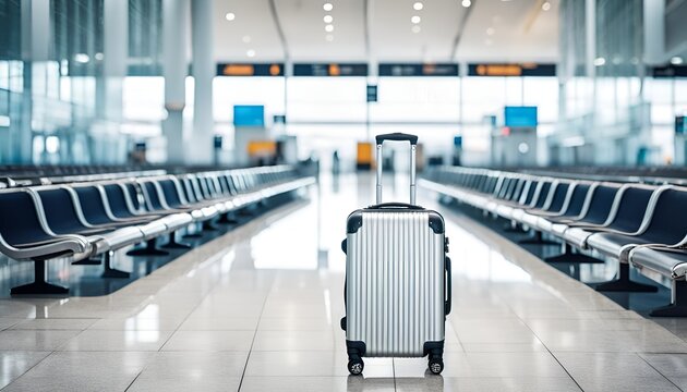 valise &agrave; droite dans l'a&eacute;roport