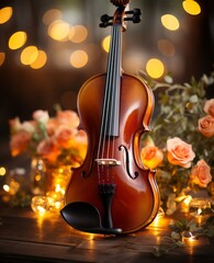Classical music for the festive season, typical environment