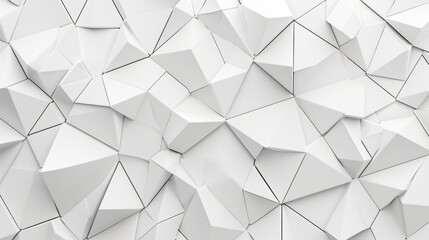 white background with triangular pattern details