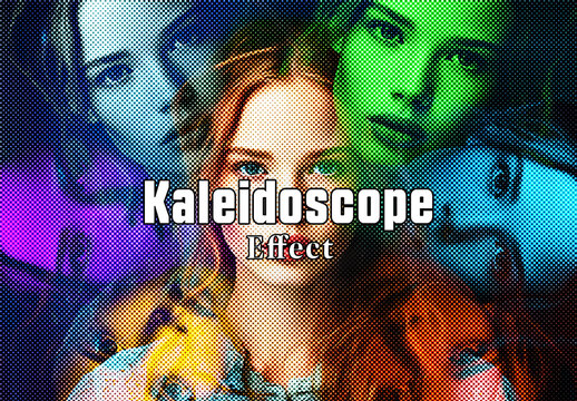 Kaleidoscope Photo Effect