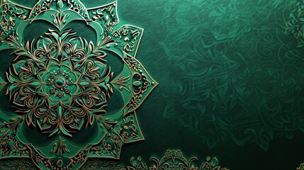 green Islamic background