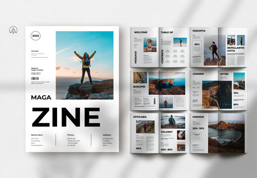 Minimal Magazine Template