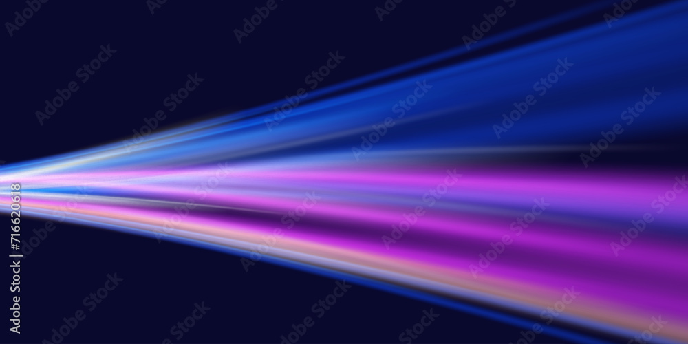 Poster light trail wave, fire path trace line, car lights, optic fiber and incandescence curve twirl. high 