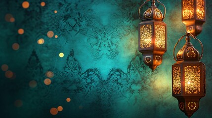 Islamic new year celebration background