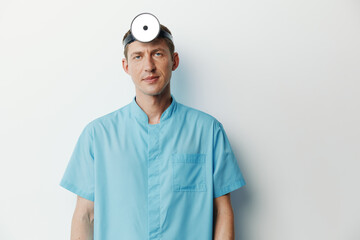 Man health hospital caucasian medic person adult medicine professional doctor surgeon portrait background man