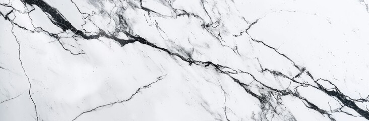 An elegant white marble texture with delicate grey veins, presenting a classic and sophisticated surface ideal for luxurious design elements or chic backgrounds. Ai generated