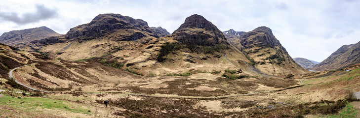 Majestic View of The Three Sisters Mountains

