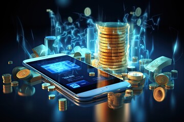 Involves conducting banking activities using mobile devices