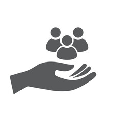 Safe peoples, , vector icon illustration. Flat design style.