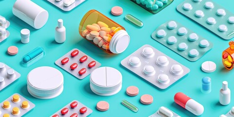 different types of pharmaceutical drugs and packaging