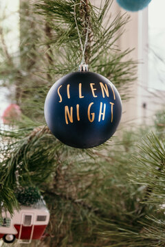 Silent night Christmas decoration