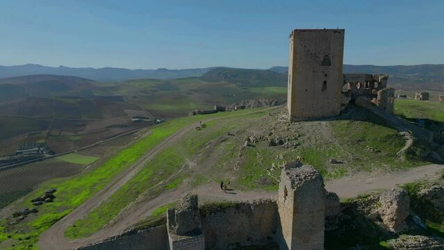 antiguo castillo de la Estrella en el municipio de Teba, Andaluc&iacute;a