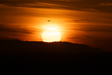 Obraz premium Sunset during golden hour