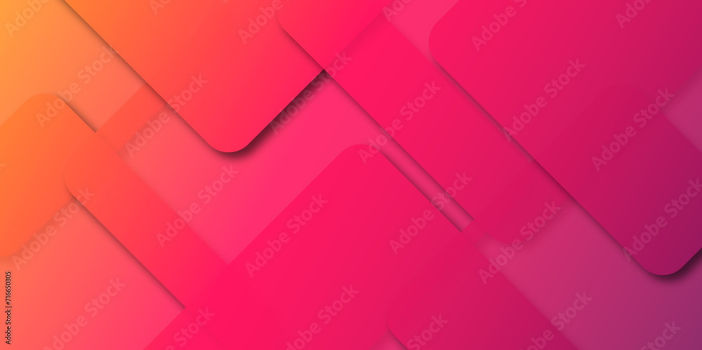 Poster abstract gradient and red and peach tile color design with modern and geometric element art. simple 