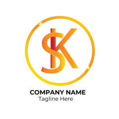 Font text sk logo