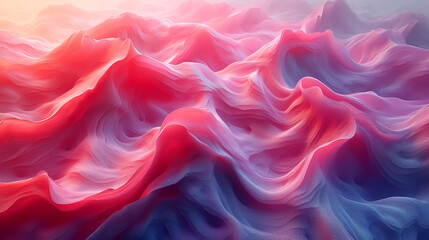 Fototapeta premium abstract colorful glowing wavy perspective with fractals and curves background 16:9 widescreen wallpapers