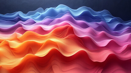 abstract colorful glowing wavy perspective with fractals and curves background 16:9 widescreen wallpapers	
