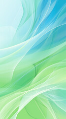 Abstract wallpaper,  Mix light blue and green color tone, OLED, AI Generative