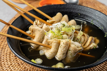 Tteokbokki, skewers, chicken, chicken, set, fish cake, oden, dried pollack, pollack, tteokgalbi, short ribs
