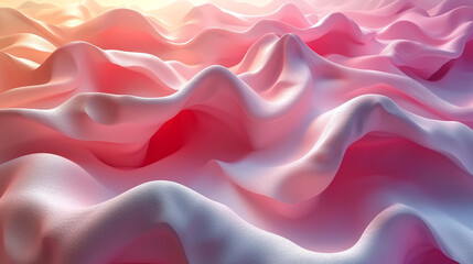 Obraz premium abstract colorful glowing wavy perspective with fractals and curves background 16:9 widescreen wallpapers