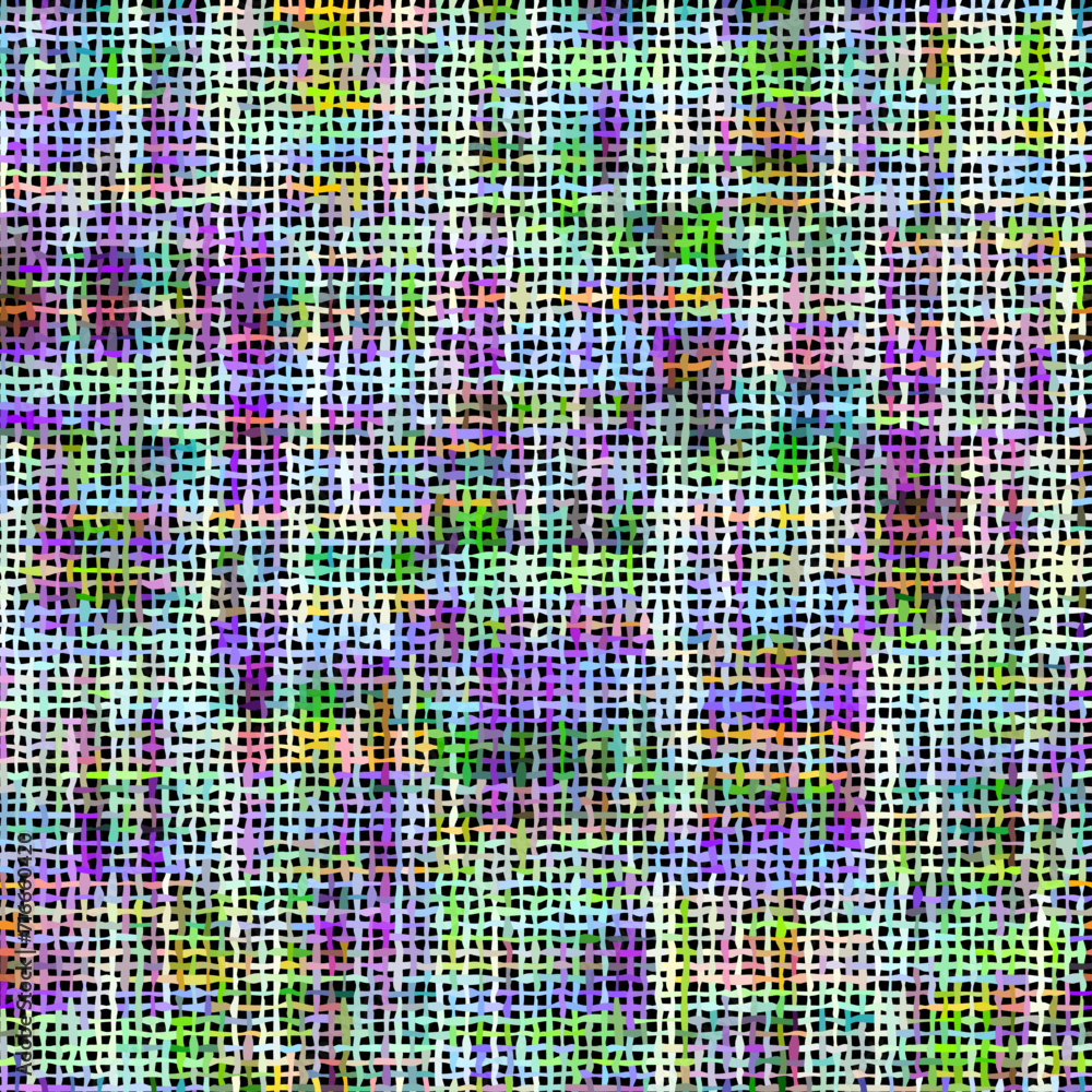 Poster imitation of a texture of rough canvas. seamless vector illustration