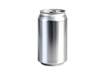 330 ml aluminum beverage soda can isolated on transparent background