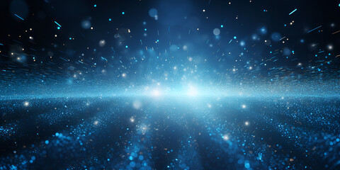 Texture Background Abstract Blue Particles
