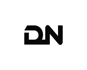 DN logo design vector template