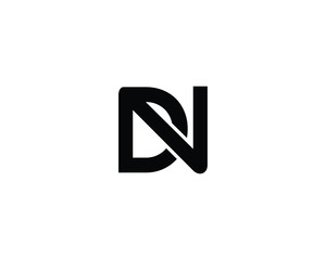 DN ND logo design vector template