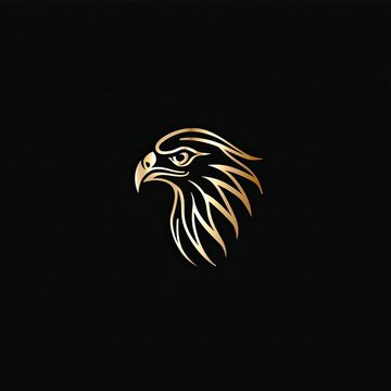 Eagle Animal Design Gold Metal