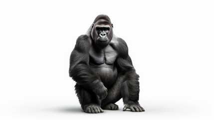 Black strong gorilla